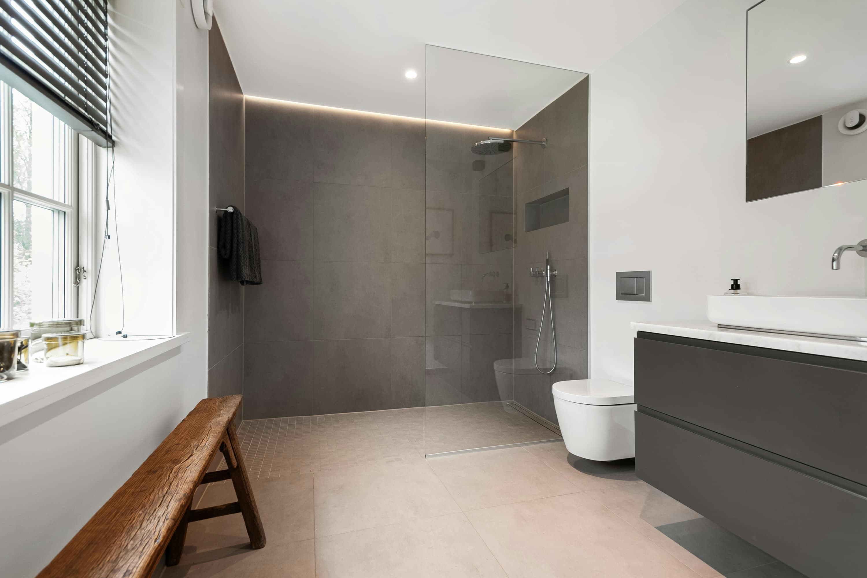 Douche à l'italienne